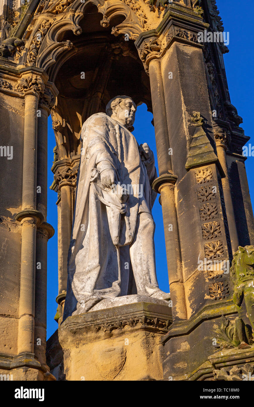 Statue monument of William second baron Feversham 1798 1867
