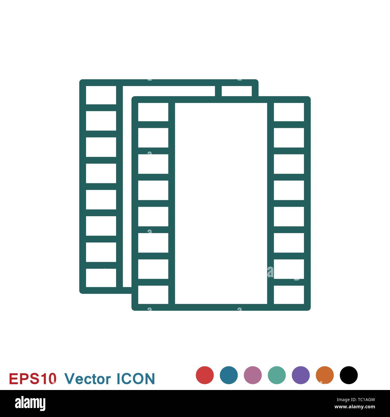 Frame icon vector, frame icon for web and app logo, illustration ...
