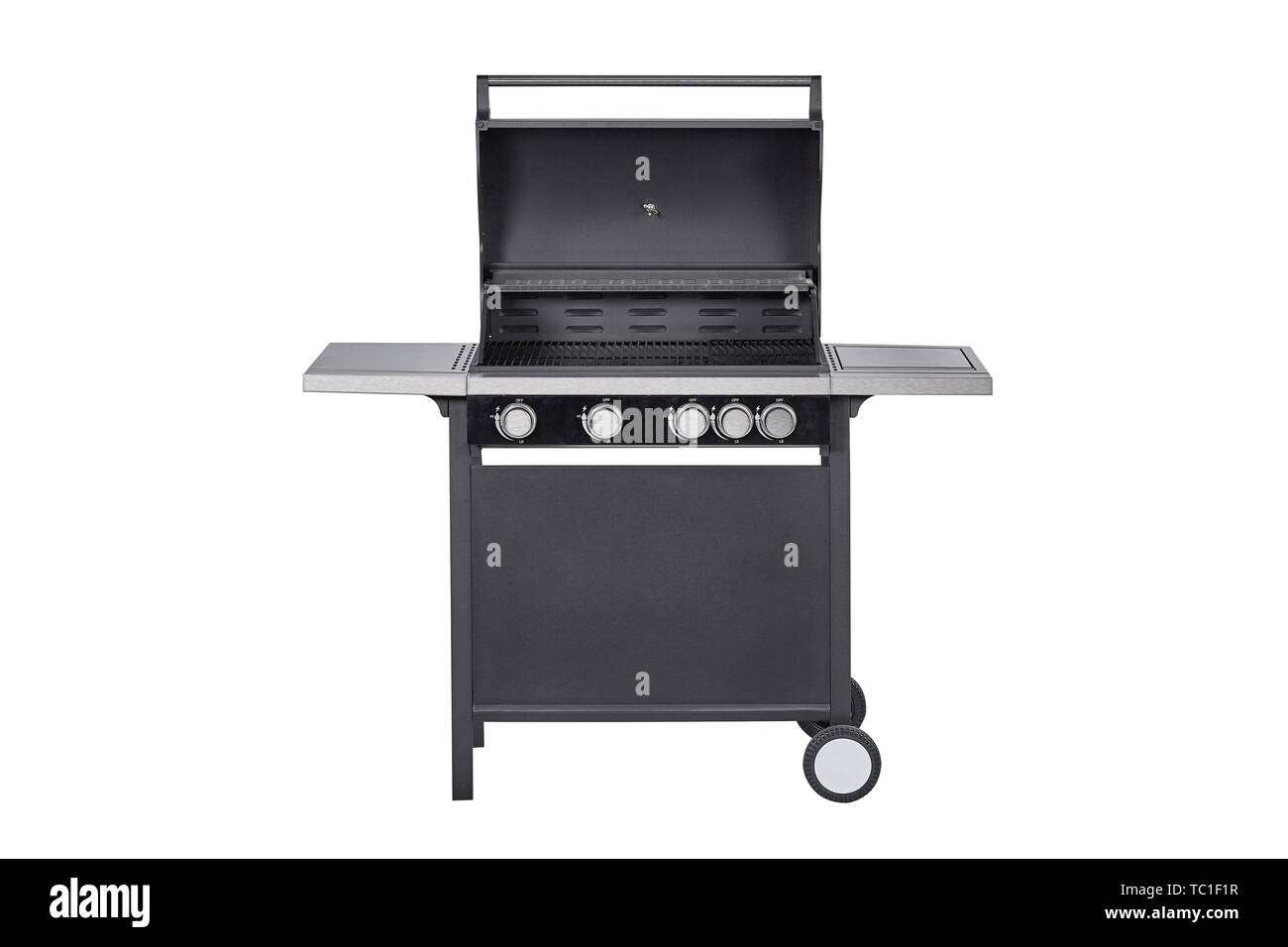 Stainless steel grill Stock Photo Alamy