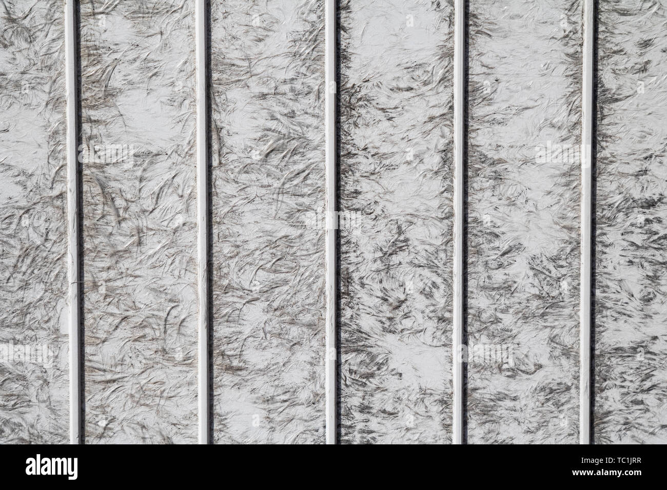 Aged white plastic fiber surface texture Stock Photo