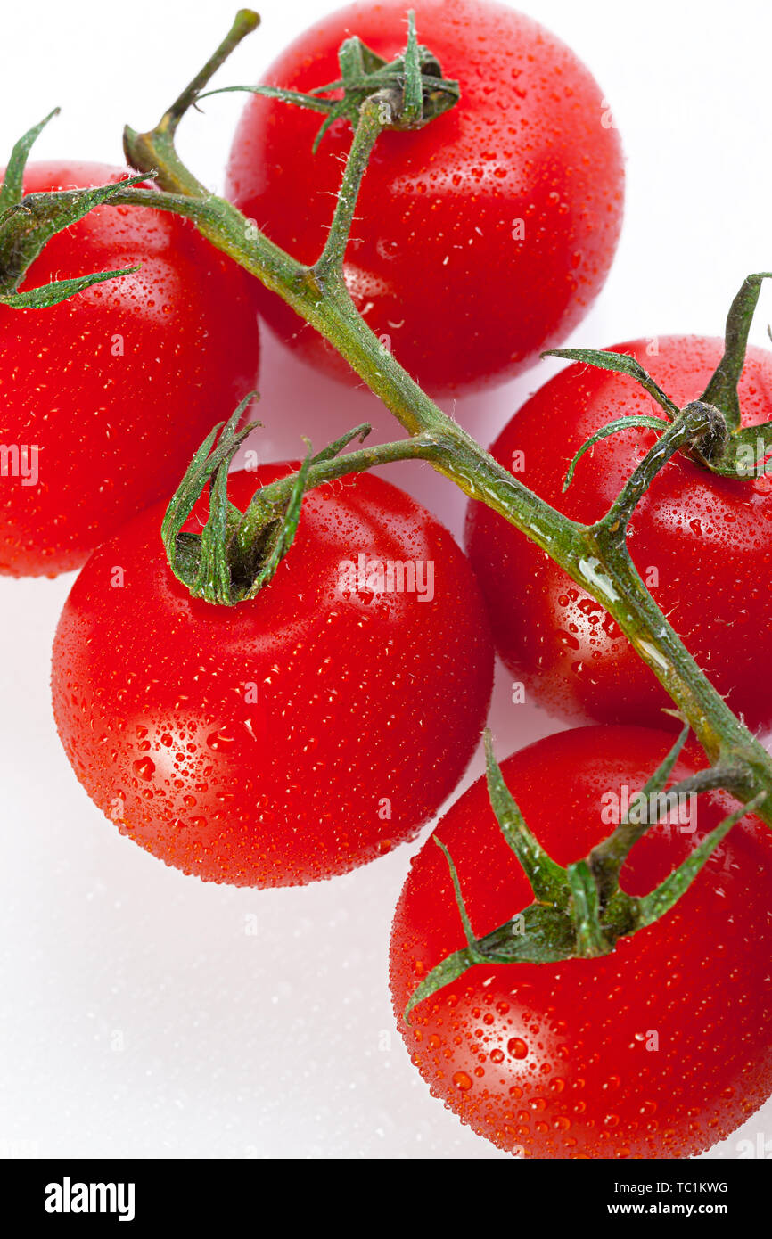 Fresh tomato isolated on white background Stock Photo - Alamy