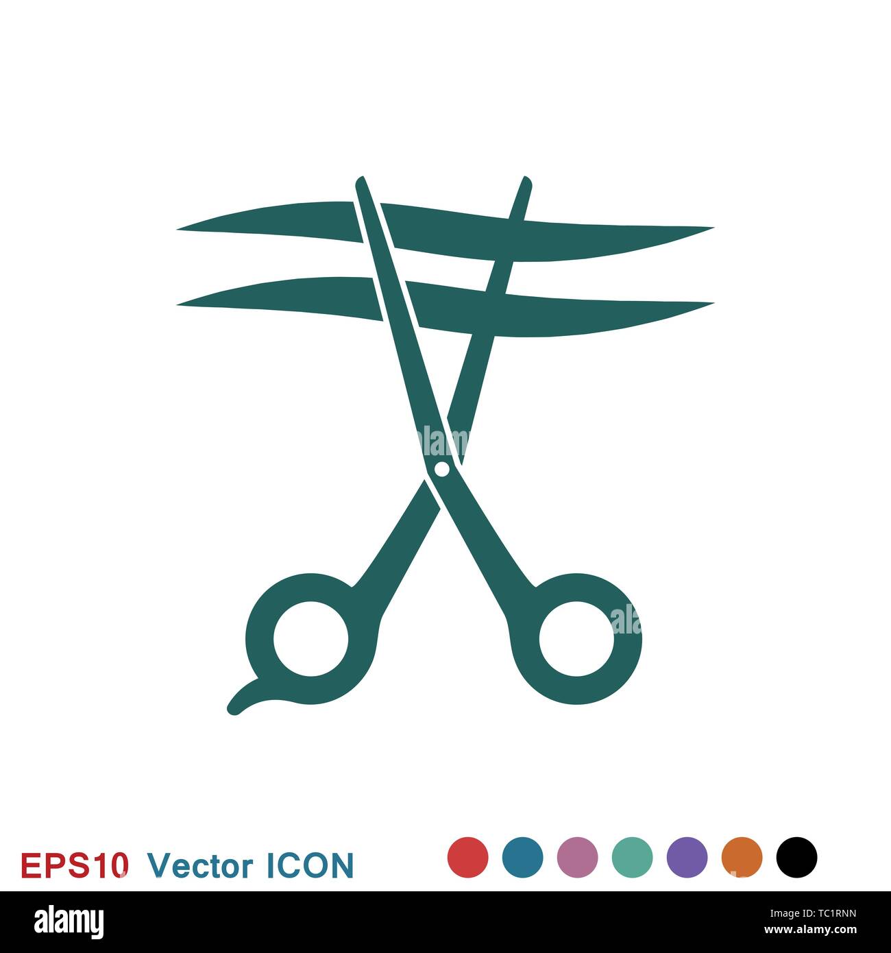 Barber icon vector sign symbol for design Stock Vector