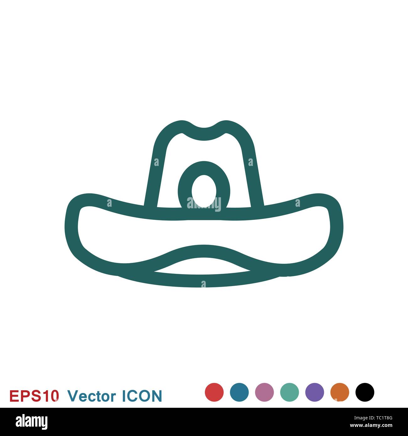 Hat icon logo, vector sign symbol for design Stock Vector Image & Art ...