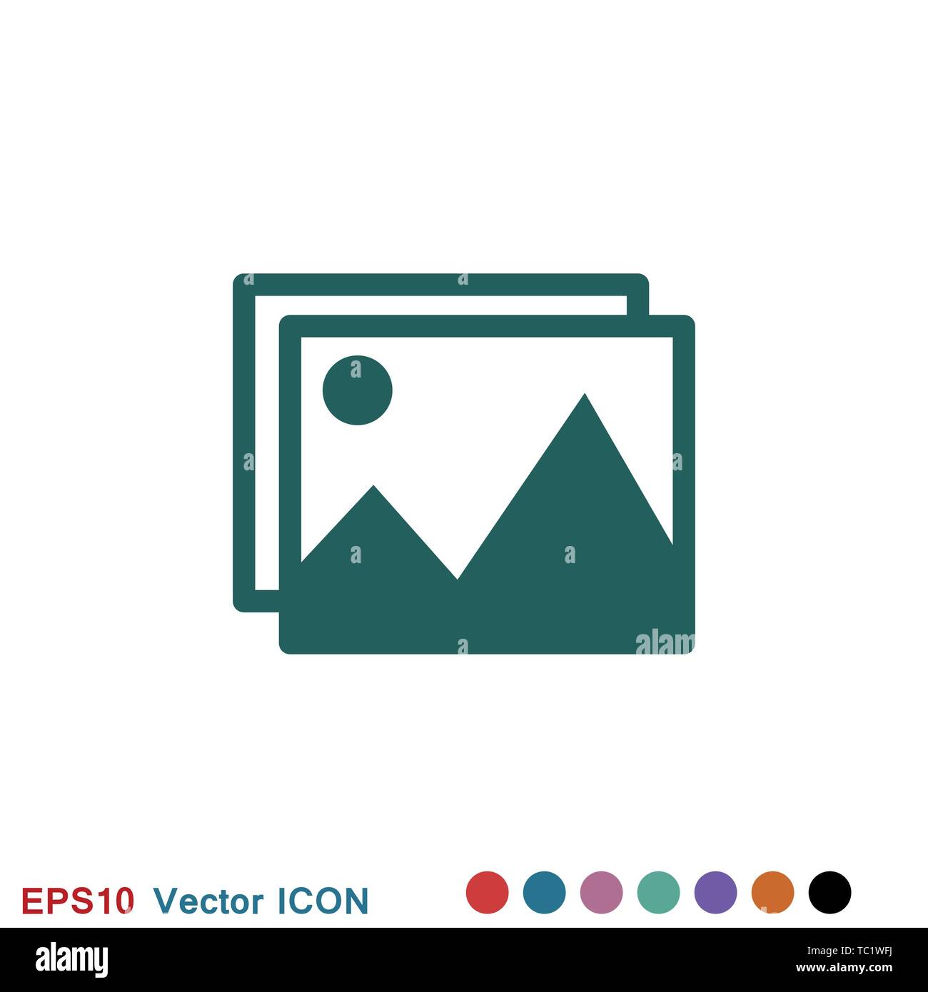 Image icon logo, vector sign symbol for design Stock Vector Image & Art ...