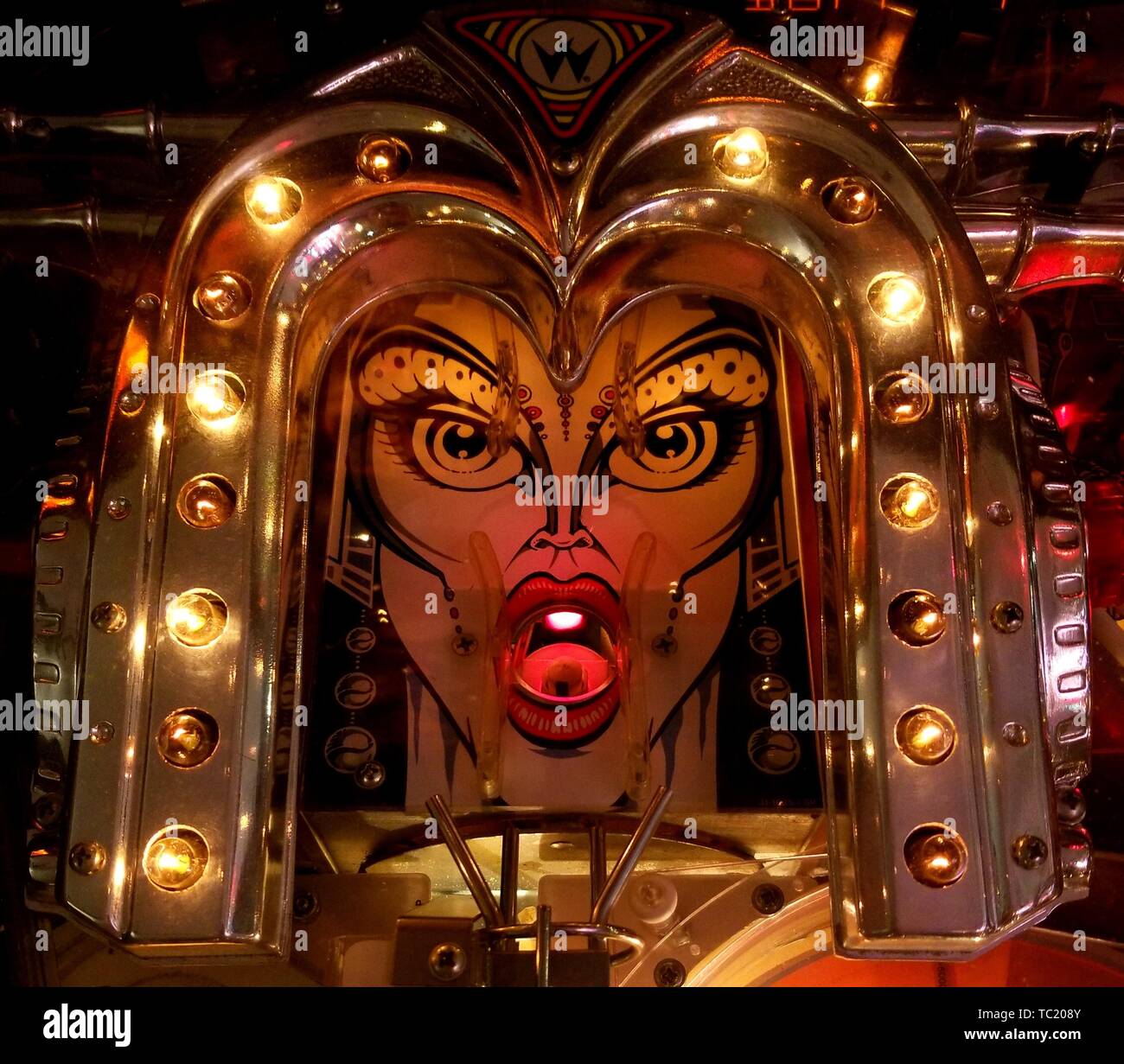 Pinball playfield mechanism hires stock photography and images Alamy