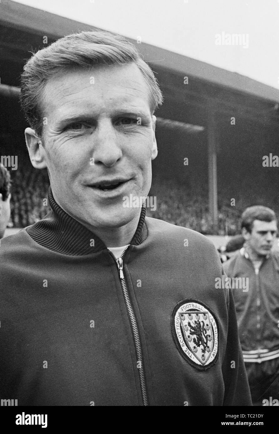 Billy McNeil, the Celtic centre-half and captain. Stock Photo