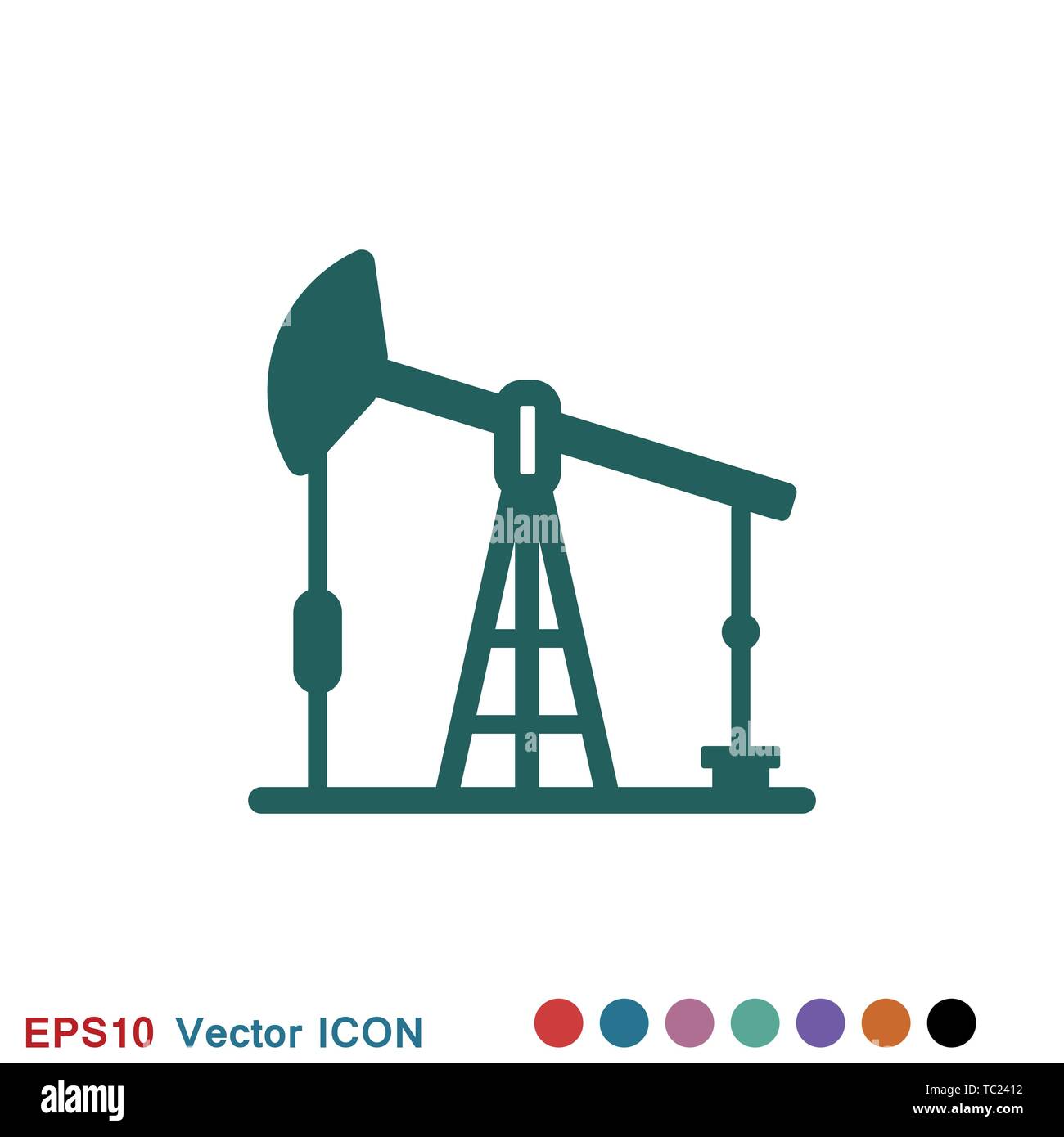 Mobile drilling rig Stock Vector Images Alamy