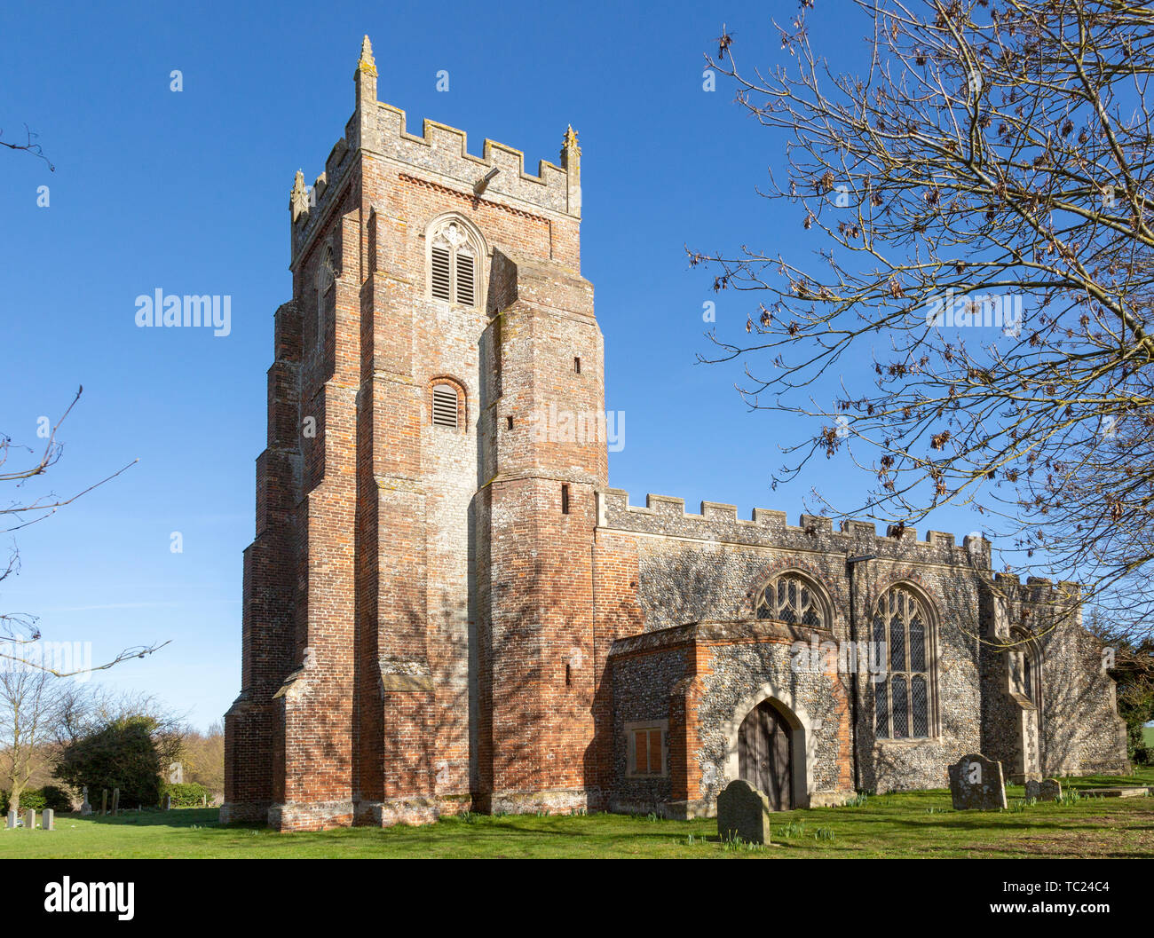 Church of Saint Mary, Chilton, Suffolk, England, UK Stock Photo Alamy