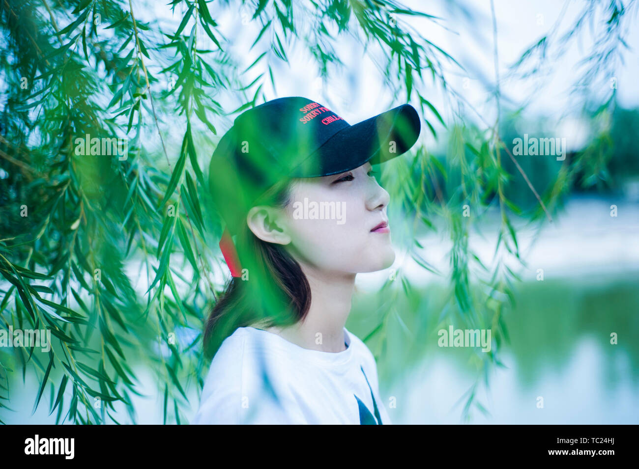 Fresh style, beauty portrait Stock Photo - Alamy