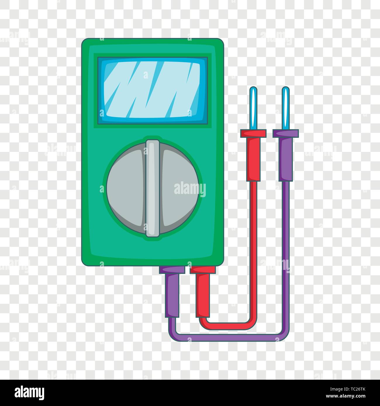 Multimeter icon, cartoon style Stock Vector Image & Art Alamy