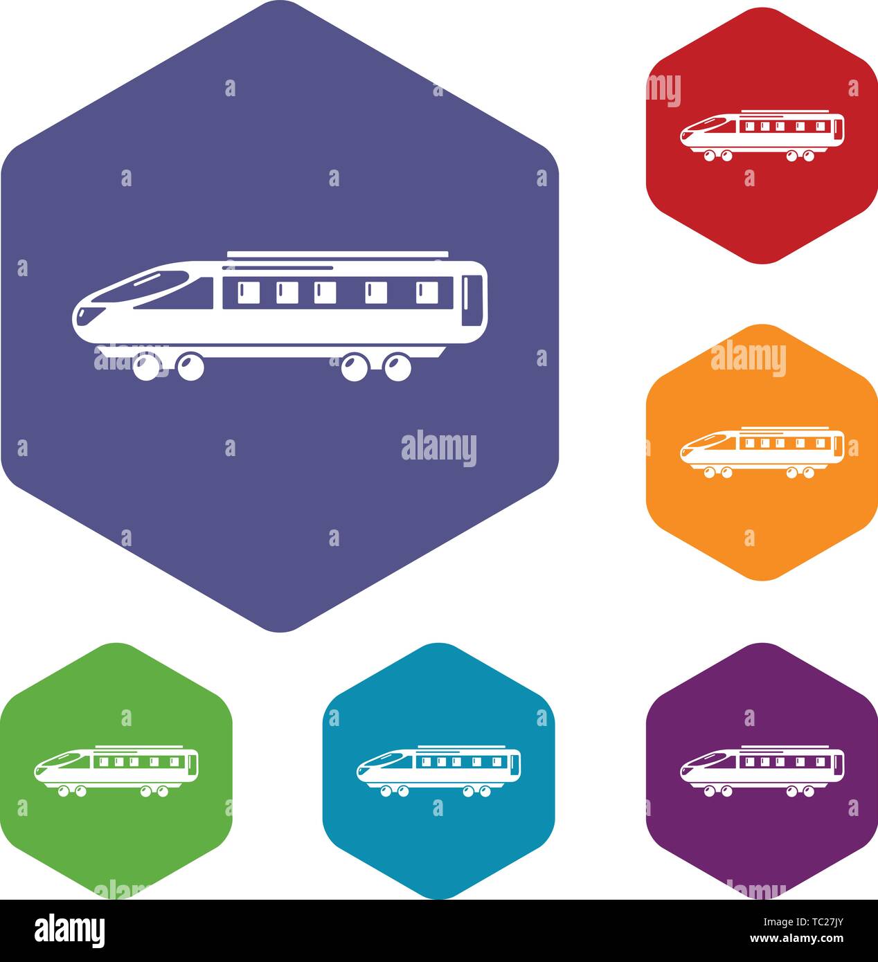 Balloon icons vector hexahedron Stock Vector