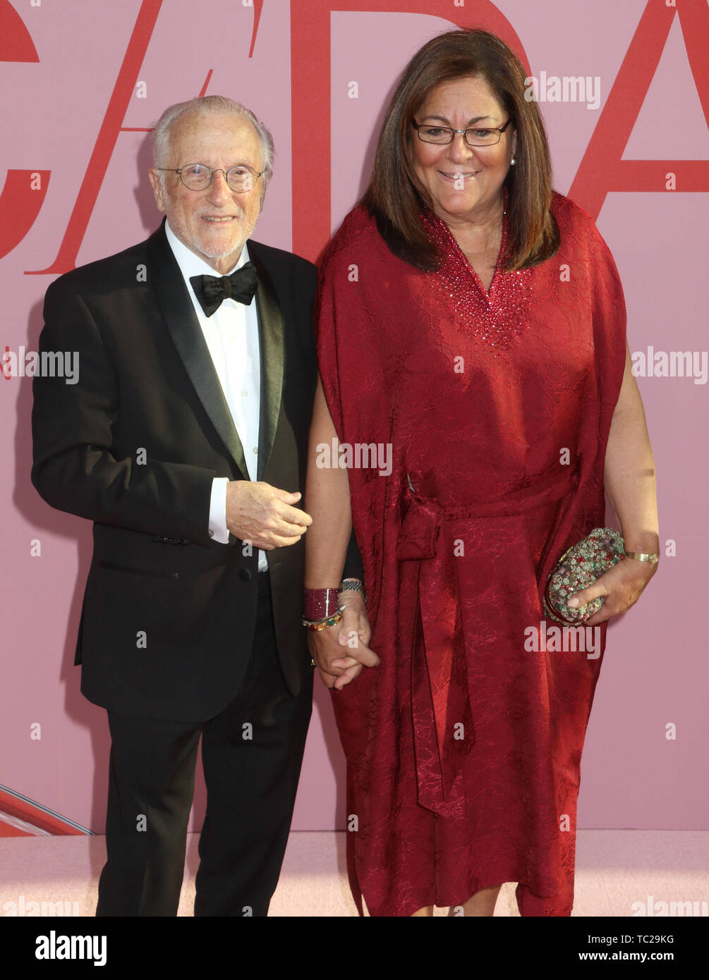 June 3, 2019 New York City, New York, U.S. STAN HERMAN and FERN MALLIS attend the 2019 CFDA