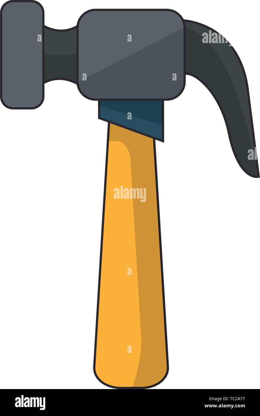 hammer tool icon cartoon isolated Stock Vector Image & Art - Alamy