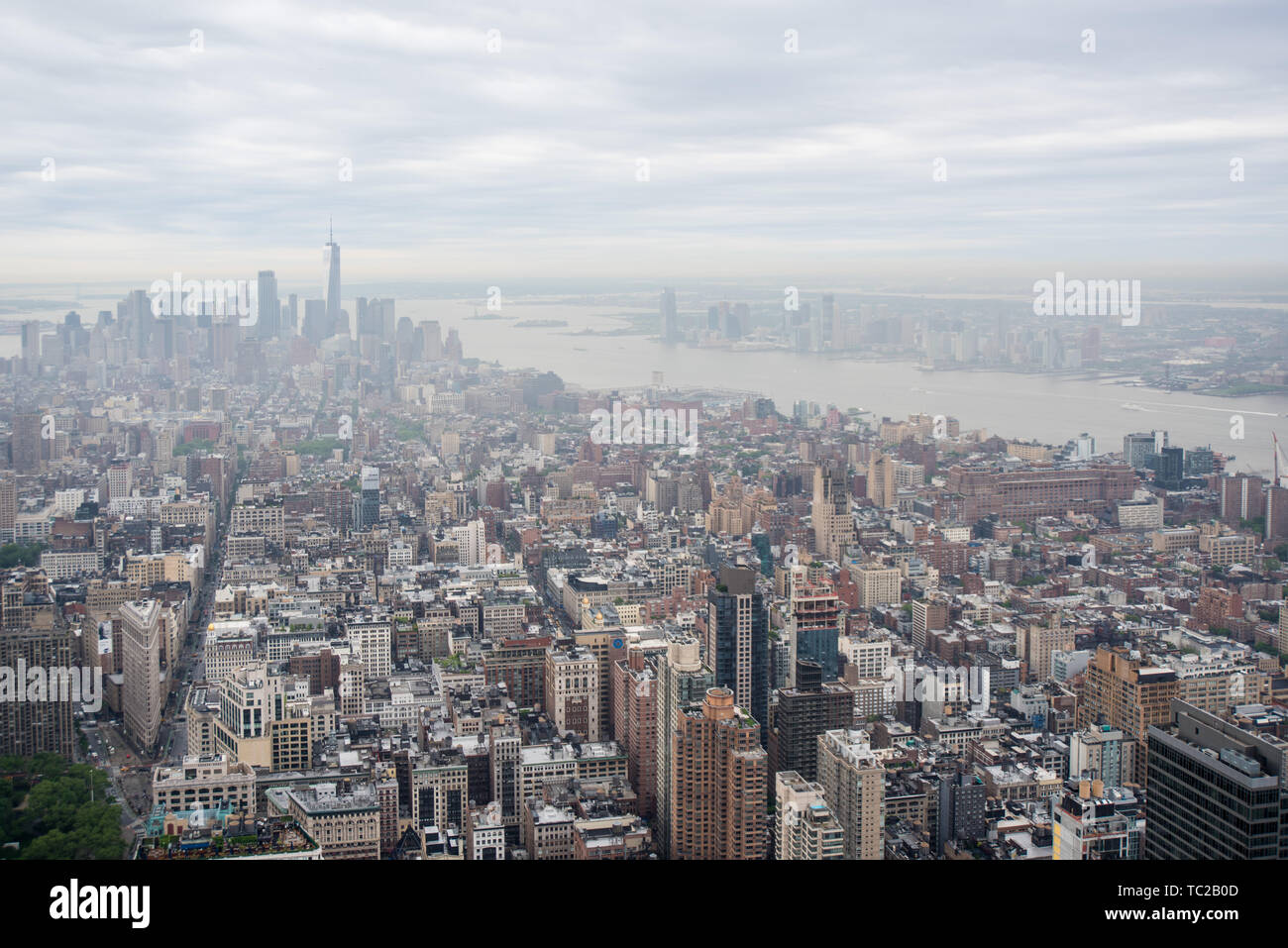 Manhattan City View From The 86th Floor Observatory In Empire