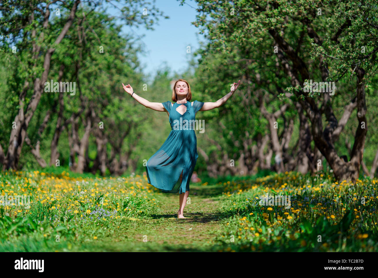 Blue dress photo hi-res stock photography and images - Page 57 - Alamy