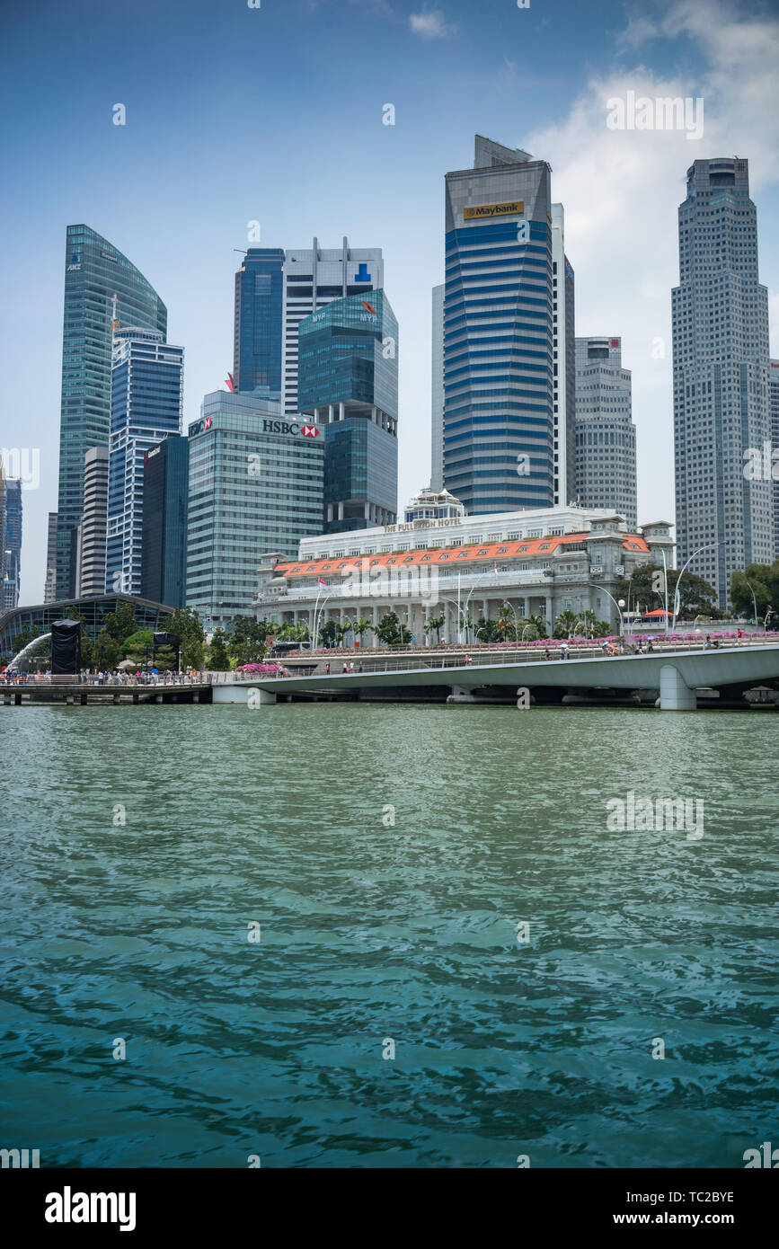Marina Bay in Singapore Stock Photo