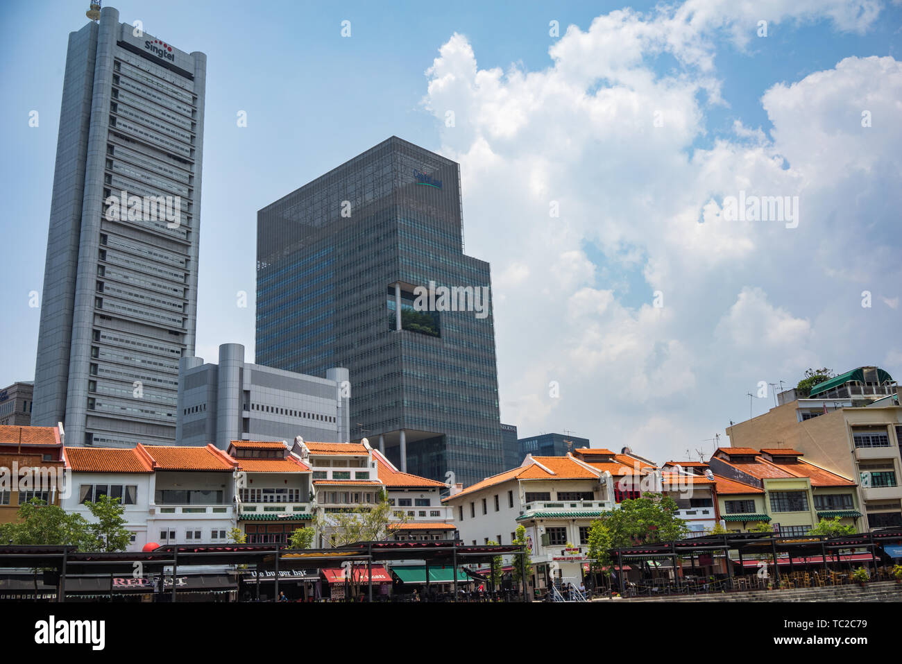 Marina Bay in Singapore Stock Photo
