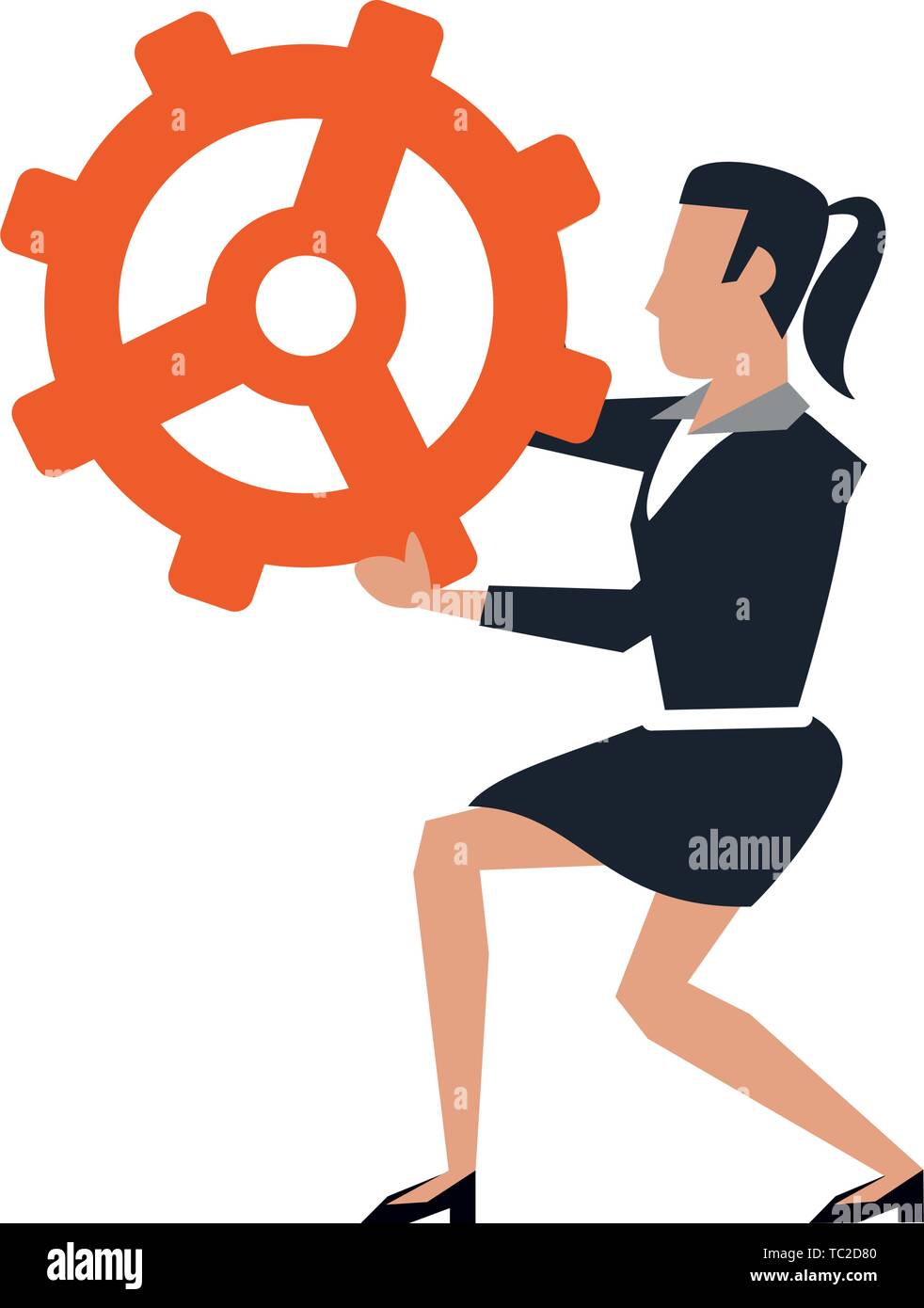 business woman avatar cartoon character Stock Vector Image & Art - Alamy