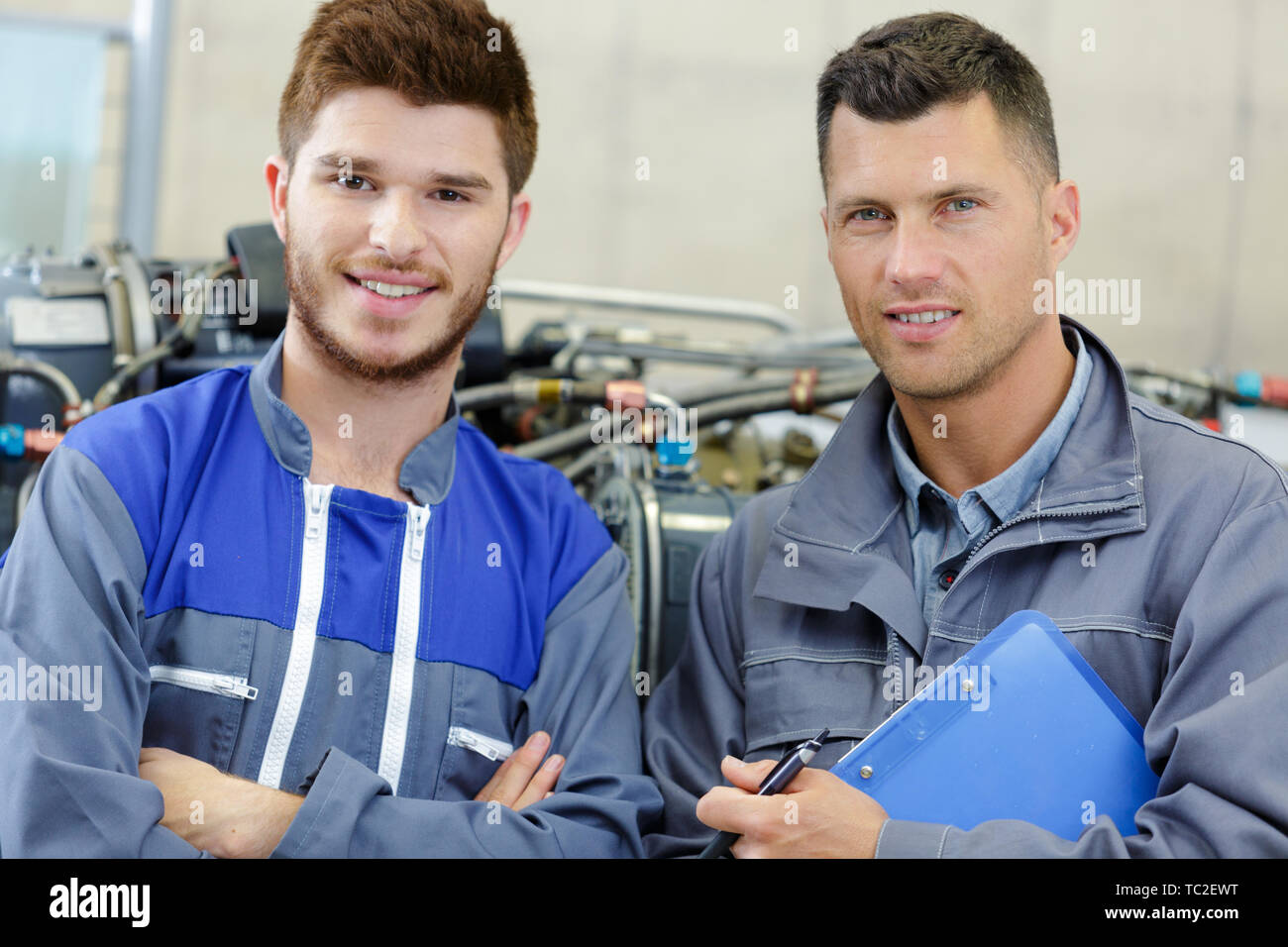 servicemen looking at camera Stock Photo - Alamy