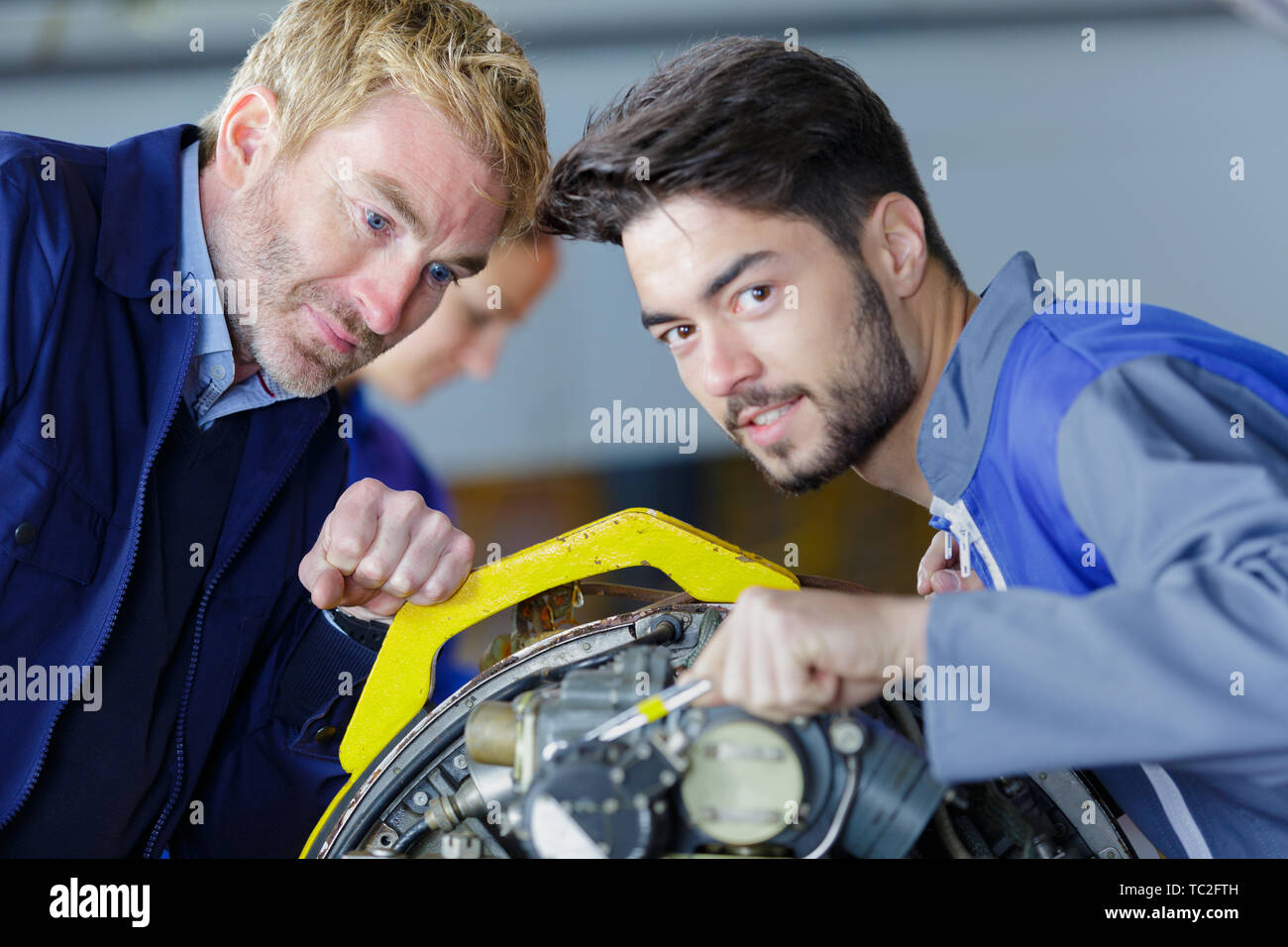 Mechanical engineering apprentice hi-res stock photography and images ...
