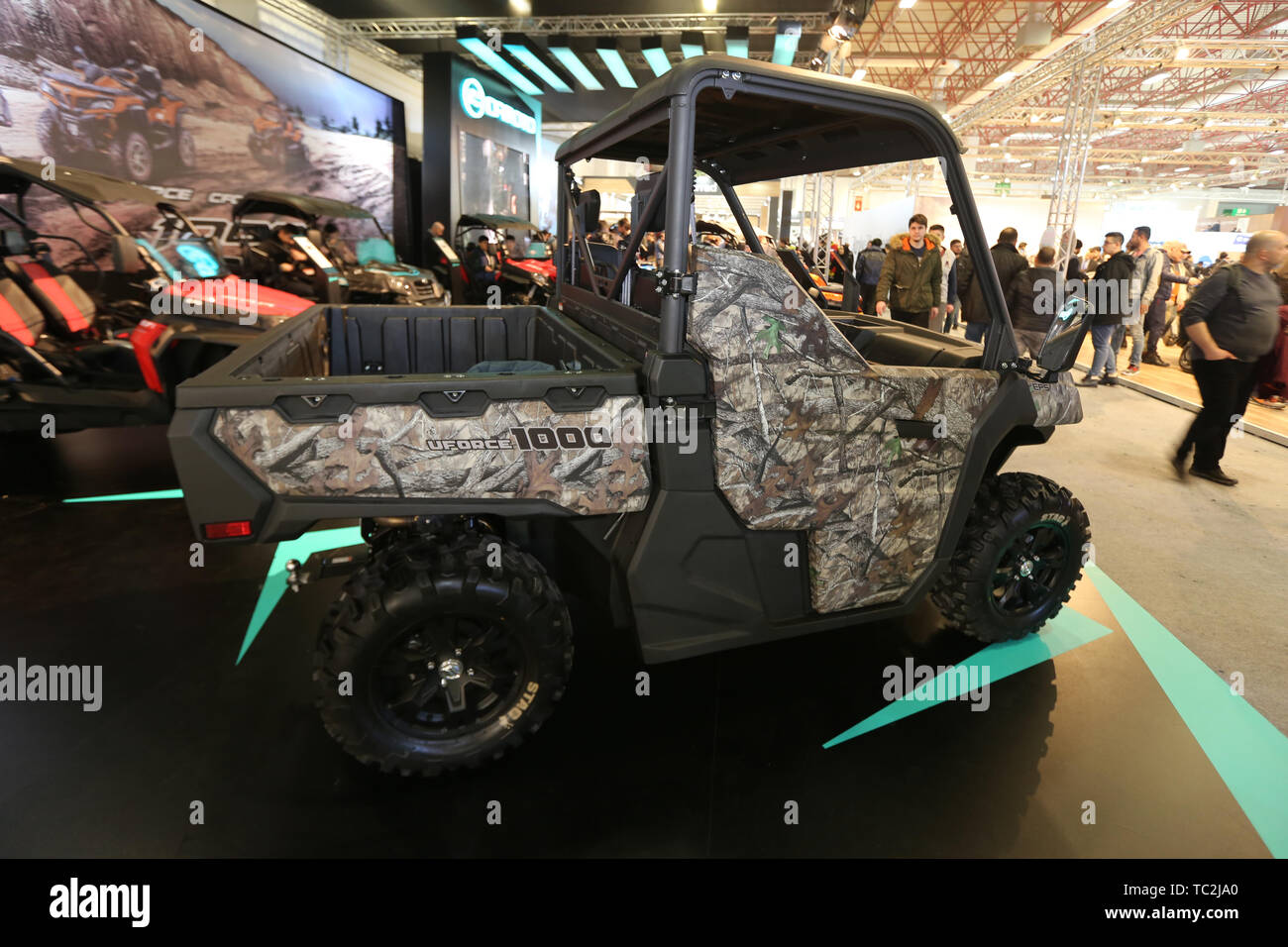 Istanbul Turkey February 23 19 Cfmoto Uforce 1000 Atv On Display At Motobike Istanbul In Istanbul Exhibition Center Stock Photo Alamy Istanbul Turkey February 23 19 Cfmoto Uforce 1000 Atv On Display At Motobike Istanbul In Istanbul Exhibition Center Stock Photo Alamy