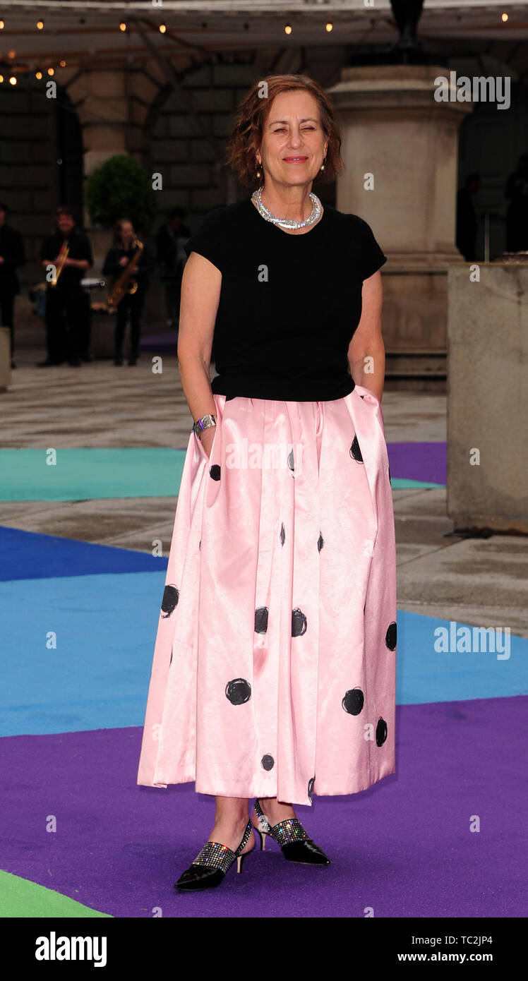 The  Royal Academy of Arts Summer Exhibition Preview Party VIP Guests Kirsty Wark Stock Photo
