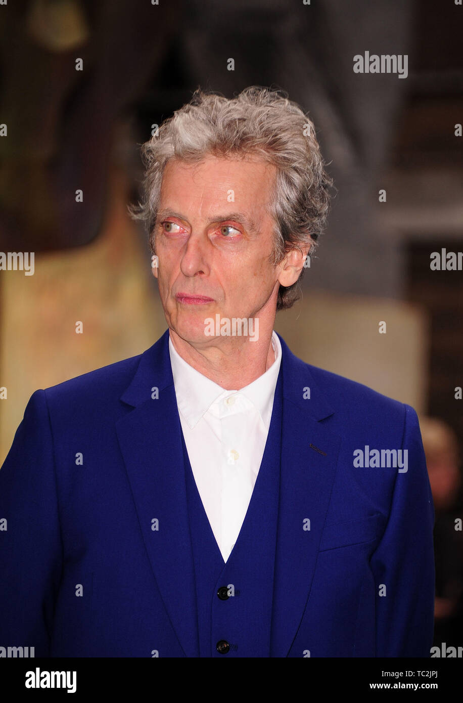 The  Royal Academy of Arts Summer Exhibition Preview Party VIP Guests Peter Capaldi Actor Stock Photo