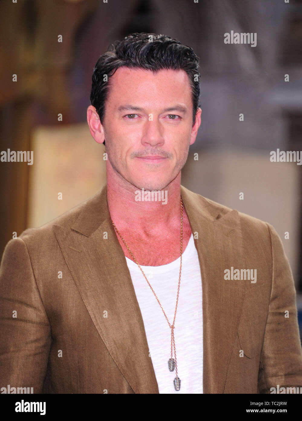 The  Royal Academy of Arts Summer Exhibition Preview Party VIP Guests Luke Evans Actor Stock Photo