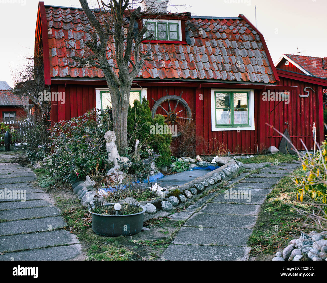 Strindbergsgarden House, Sandhamn island, Stockholm archipelago, Sweden