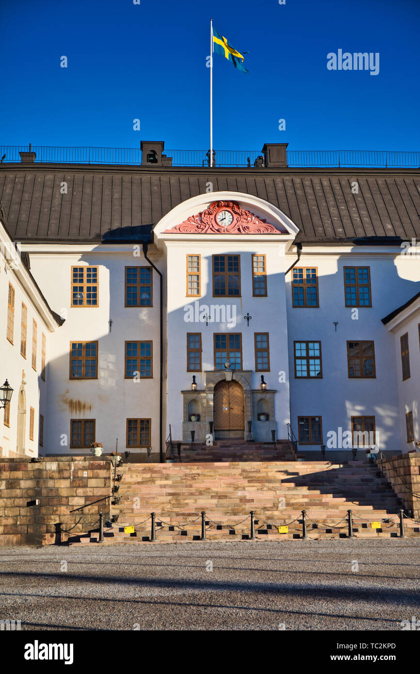 Karlberg Palace, Solna, Stockholm, Sweden, Scandinavia Stock Photo