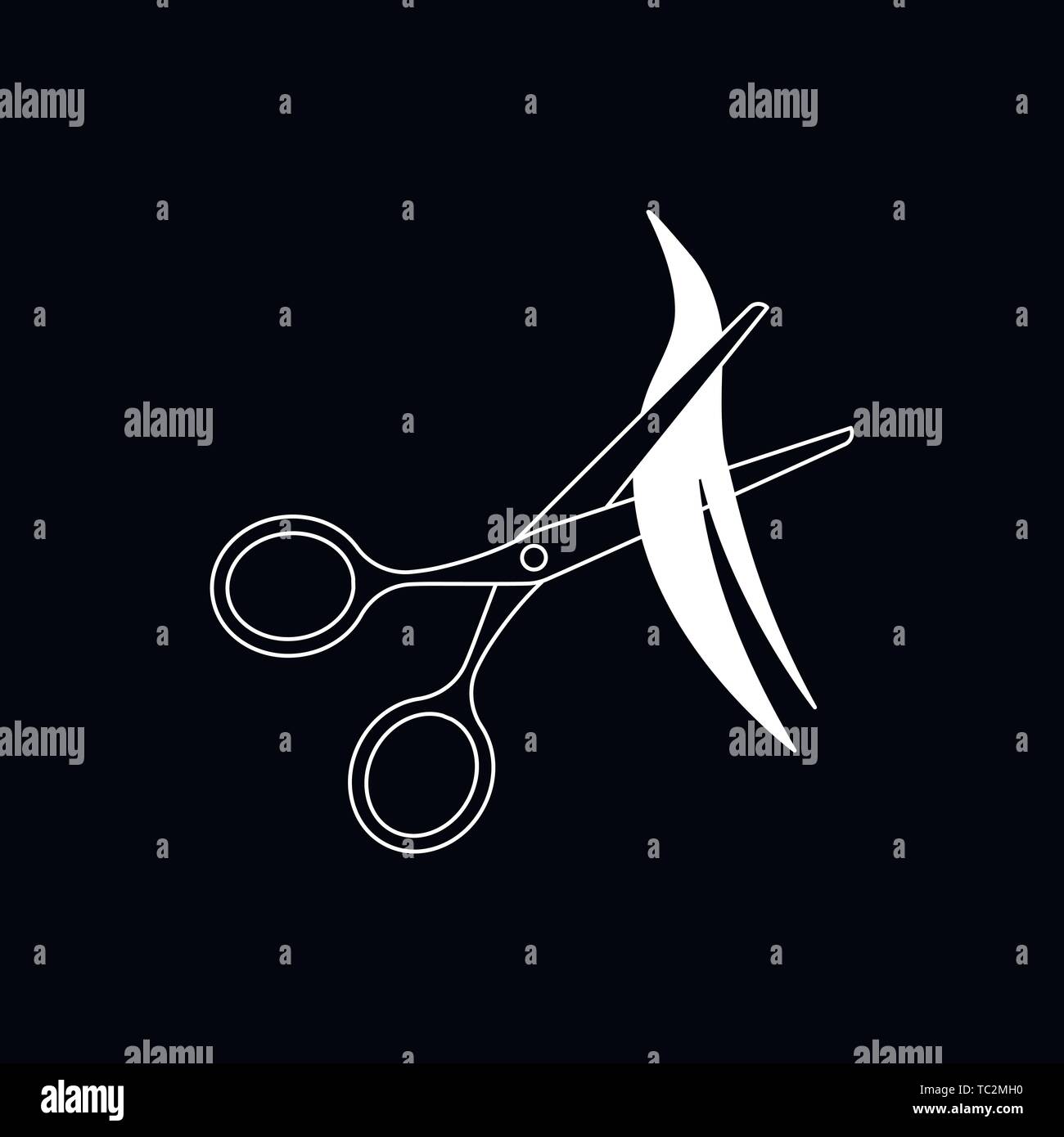 Barber icon vector sign symbol for design Stock Vector