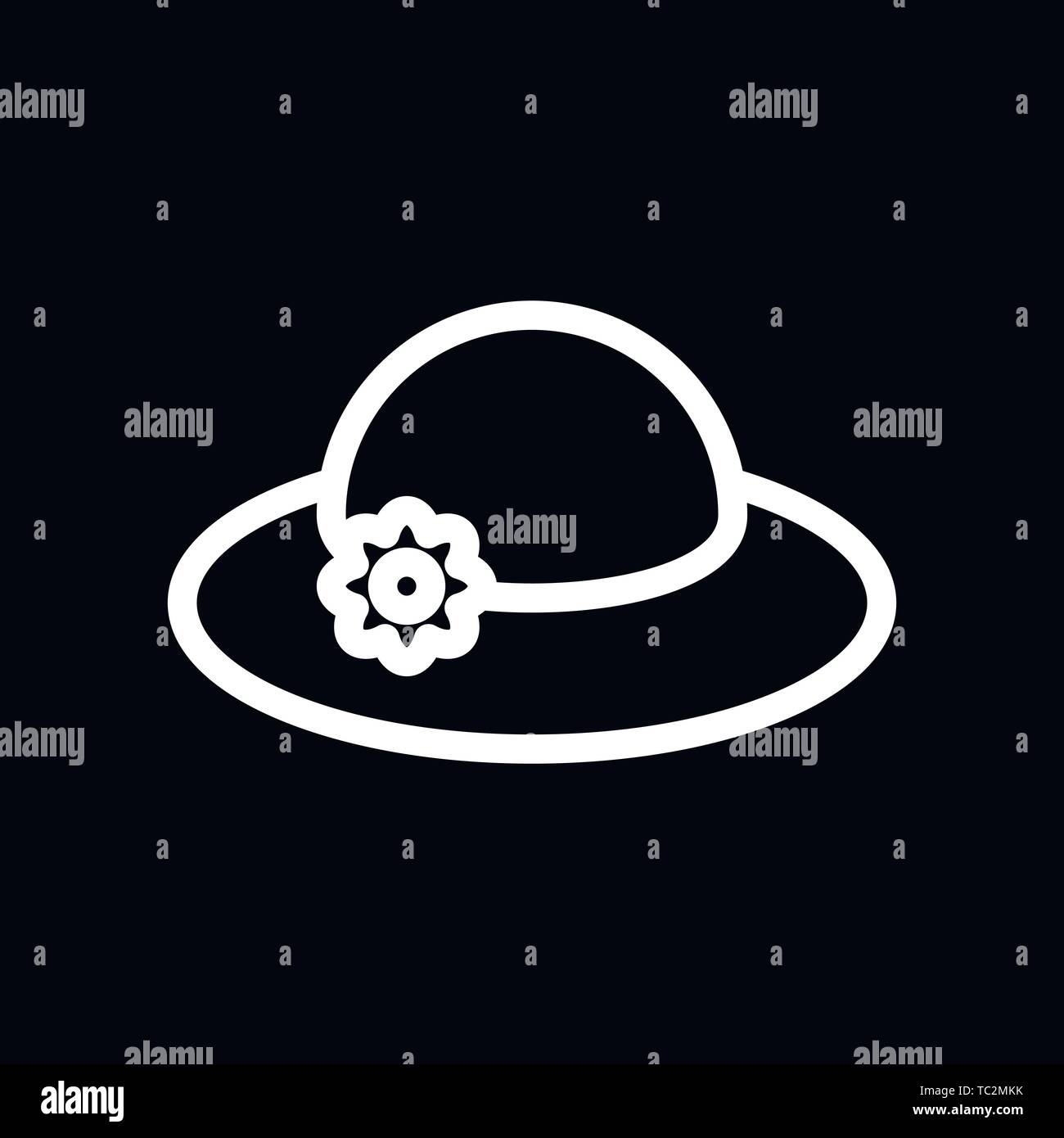 Hat icon logo, vector sign symbol for design Stock Vector Image & Art ...