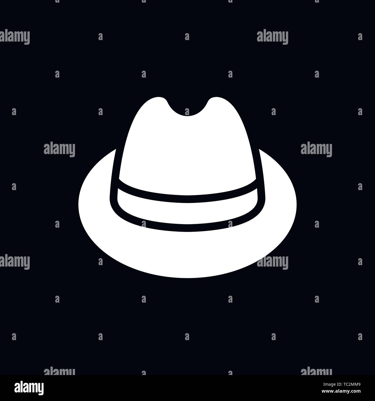 Hat icon logo, vector sign symbol for design Stock Vector Image & Art ...
