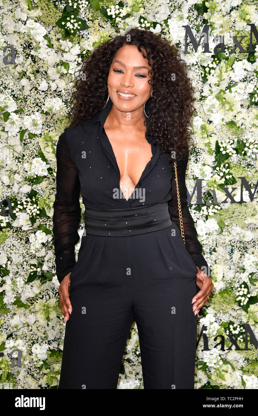 Angela Bassett attending the Max Mara Resort 2020 Show at Neues Museum on June 3, 2019 in Berlin, Germany Stock Photo