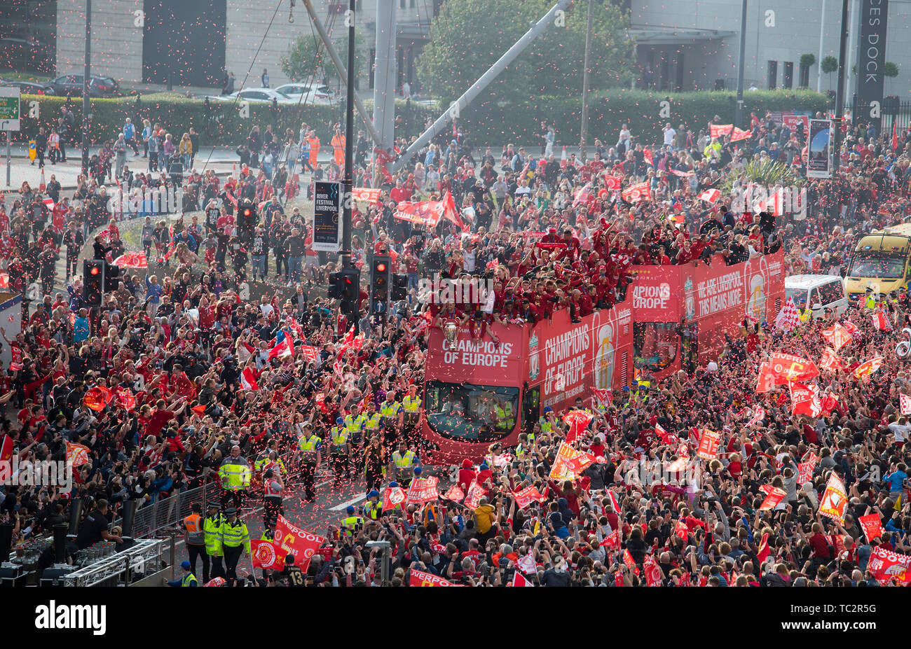 liverpool parade 2019 champions league