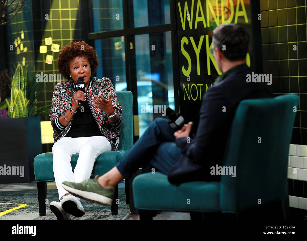 New York, USA. 4 June, 2019. Wanda Sykes at the BUILD Series with Wanda ...