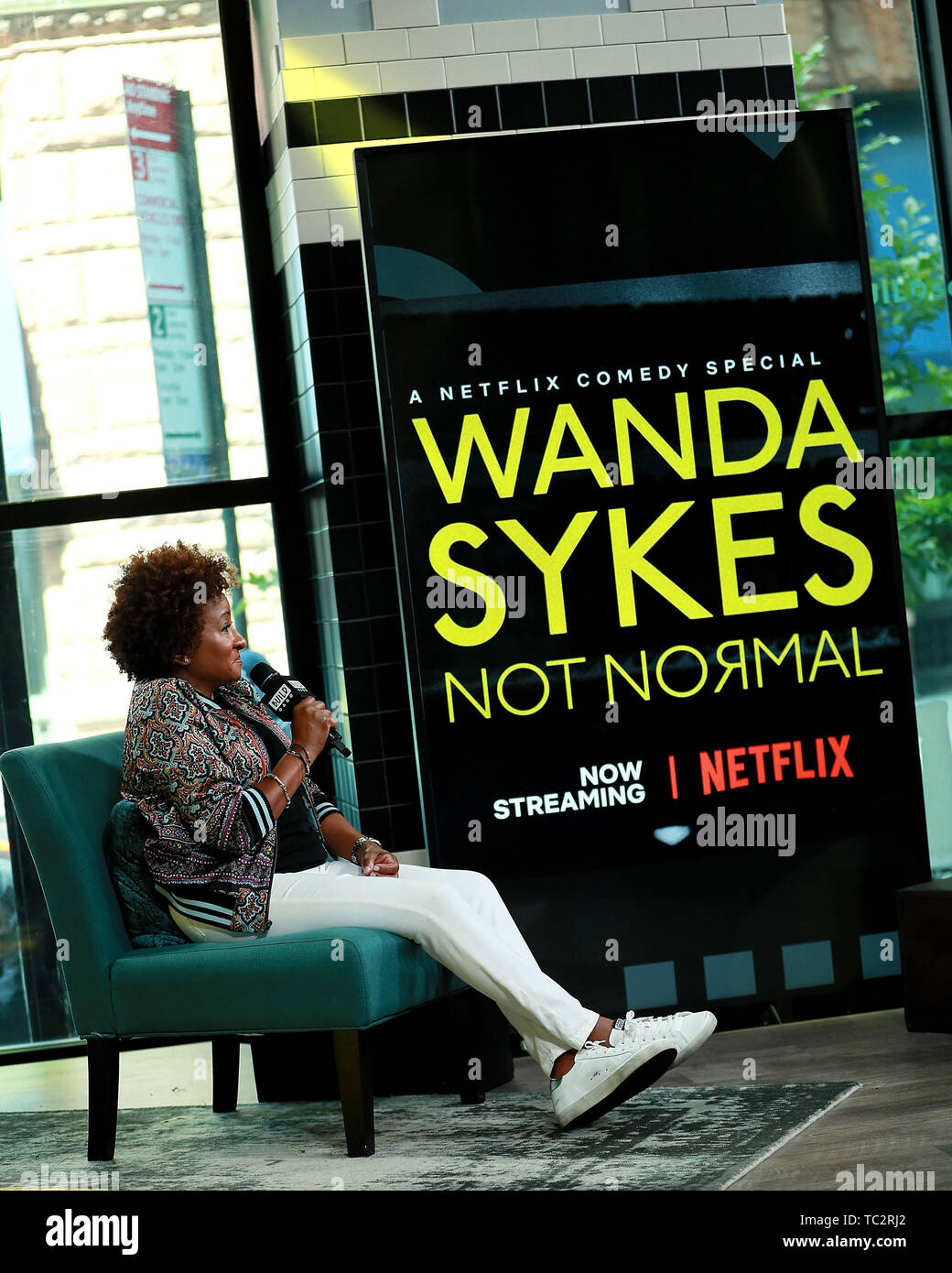 New York, USA. 4 June, 2019. Wanda Sykes at the BUILD Series with Wanda ...