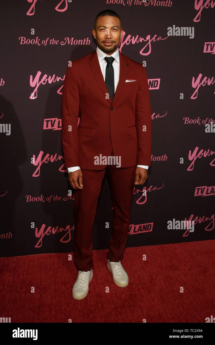 Brooklyn, NY, USA. 4th June, 2019. Charles Michael Davis at arrivals for TV LAND'S YOUNGER Season 6 Premiere Party, The William Vale Hotel, Brooklyn, NY June 4, 2019. Credit: Jason Mendez/Everett Collection/Alamy Live News Stock Photo