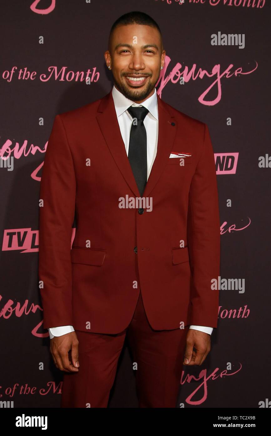 Brooklyn, NY, USA. 4th June, 2019. Charles Michael Davis at arrivals for TV LAND'S YOUNGER Season 6 Premiere Party, The William Vale Hotel, Brooklyn, NY June 4, 2019. Credit: Jason Mendez/Everett Collection/Alamy Live News Stock Photo