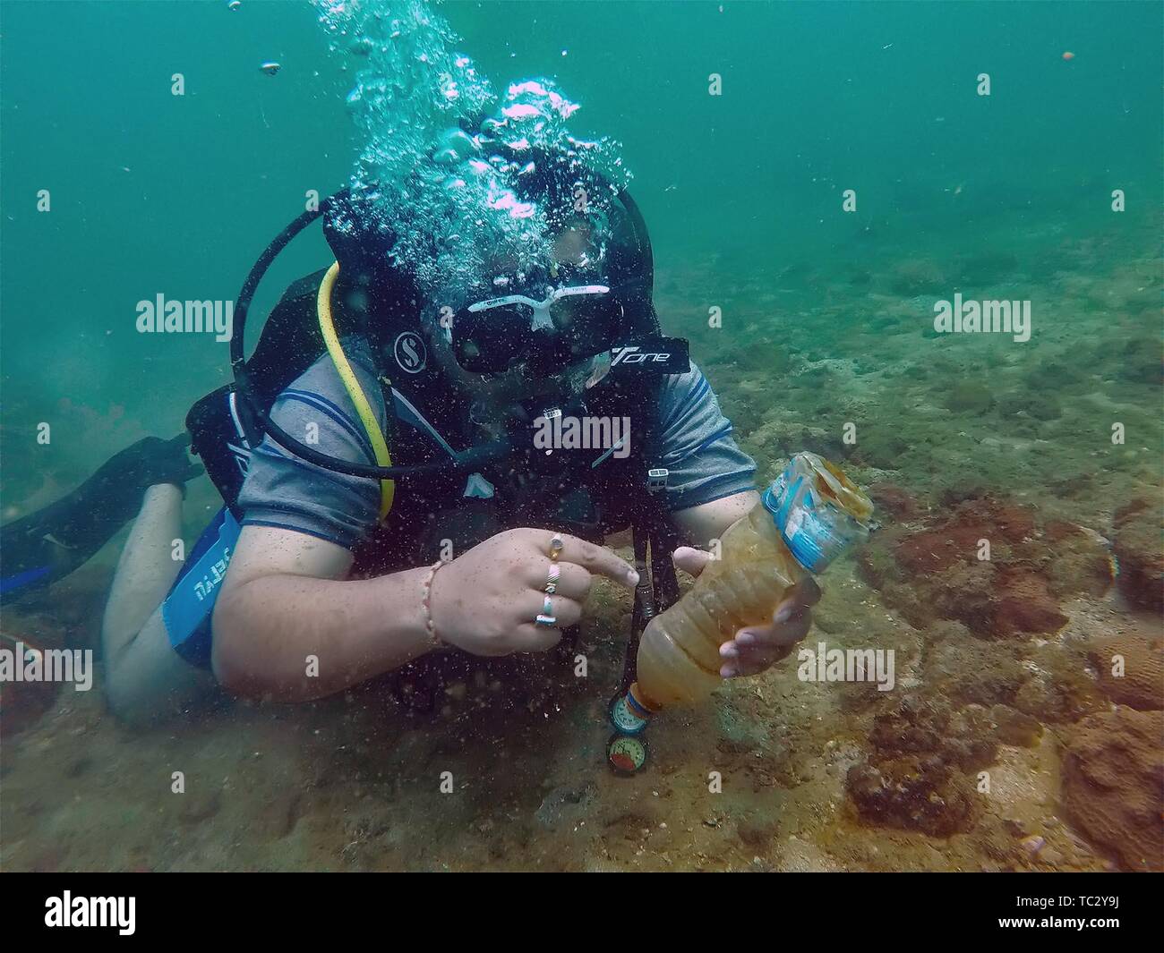 Goa, India. 5th June, 2019. Dr Vikramjit Kakati, a member of deep-sea ...