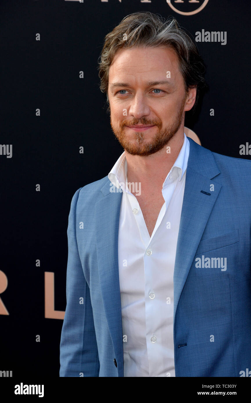 LOS ANGELES, USA. June 05, 2019: James McAvoy at the premiere for 