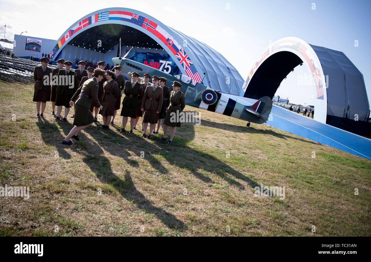 Portsmouth, UK. 05th June, 2019. Members of the First Aid Nursing