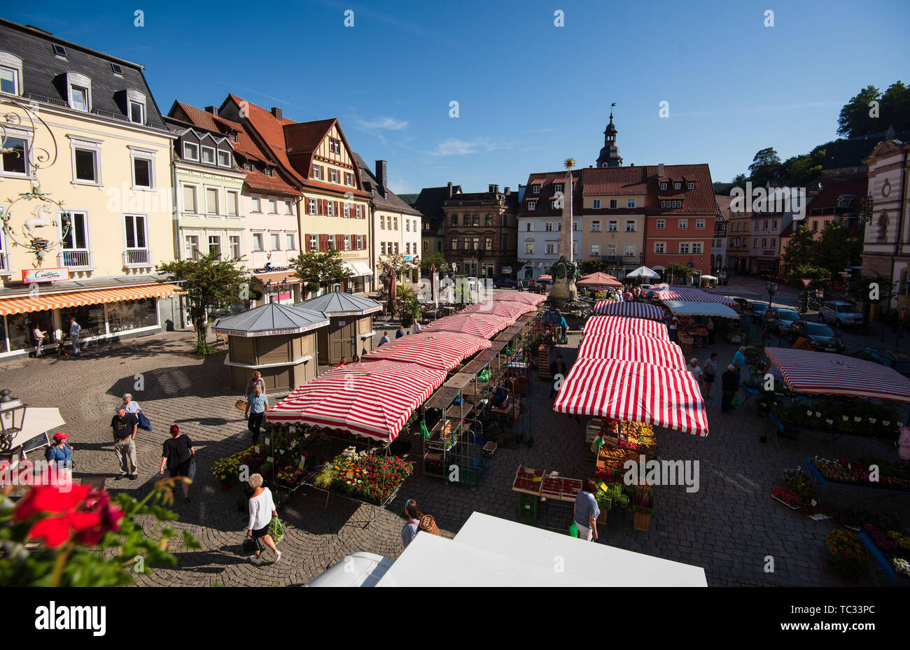 Kulmbach, Germany. 01st June, 2019. View of the weekly