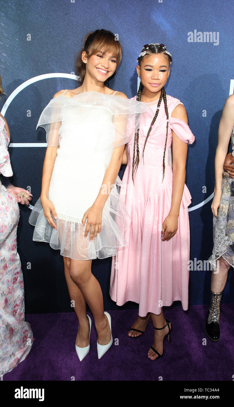 Los Angeles, Ca, USA. 4th June, 2019. Zendaya, Storm Reid, at the Los
