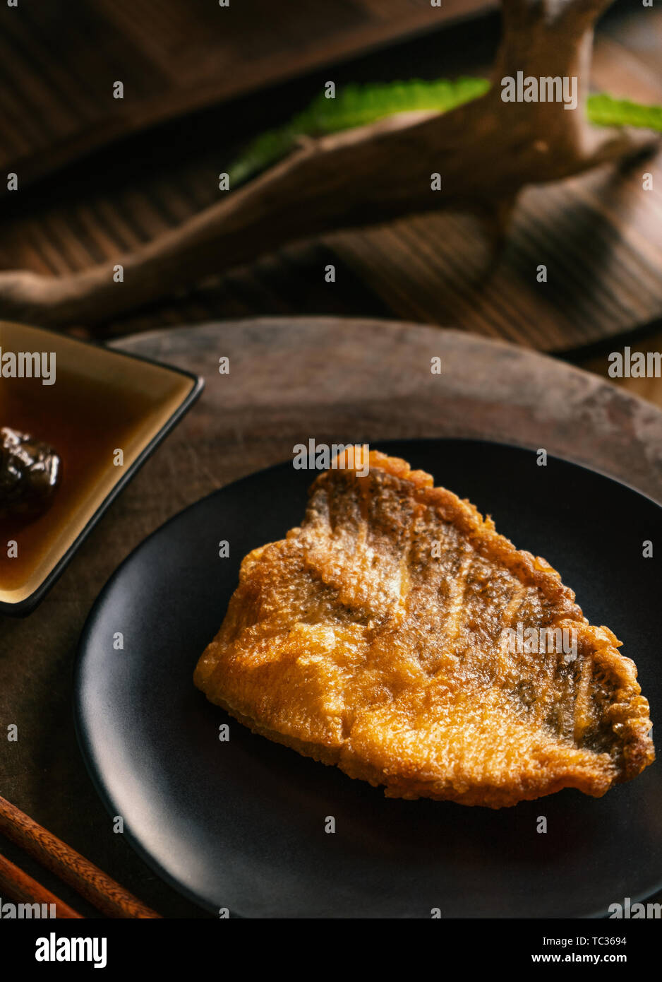 Delicious fish rafts. Stock Photo