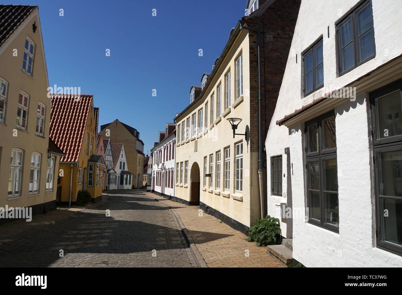 historische Altstadt Apenrade, Süddänemark, Dänemark Stock Photo - Alamy