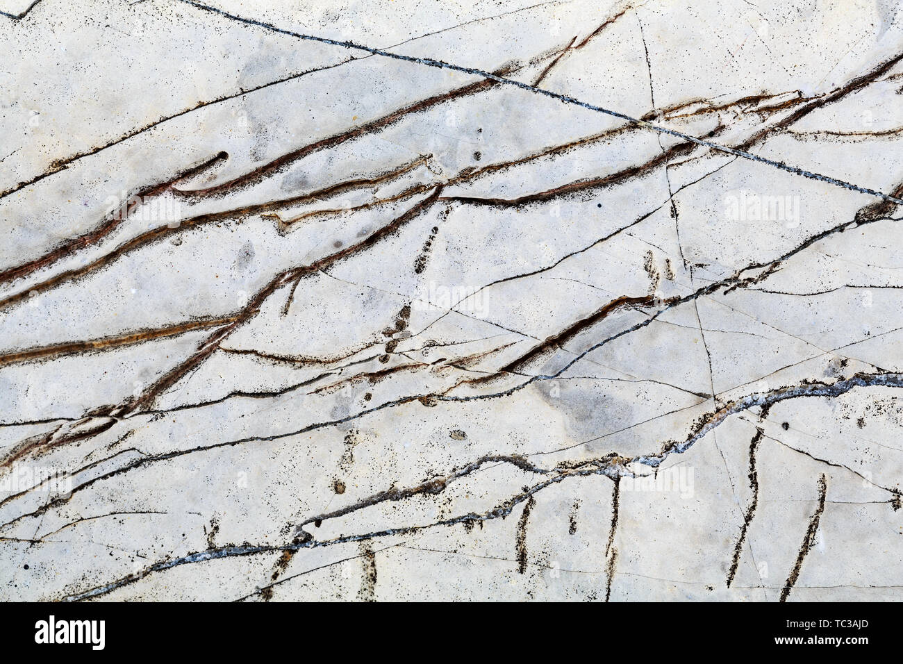 Limestone water erosion texture material Stock Photo Alamy