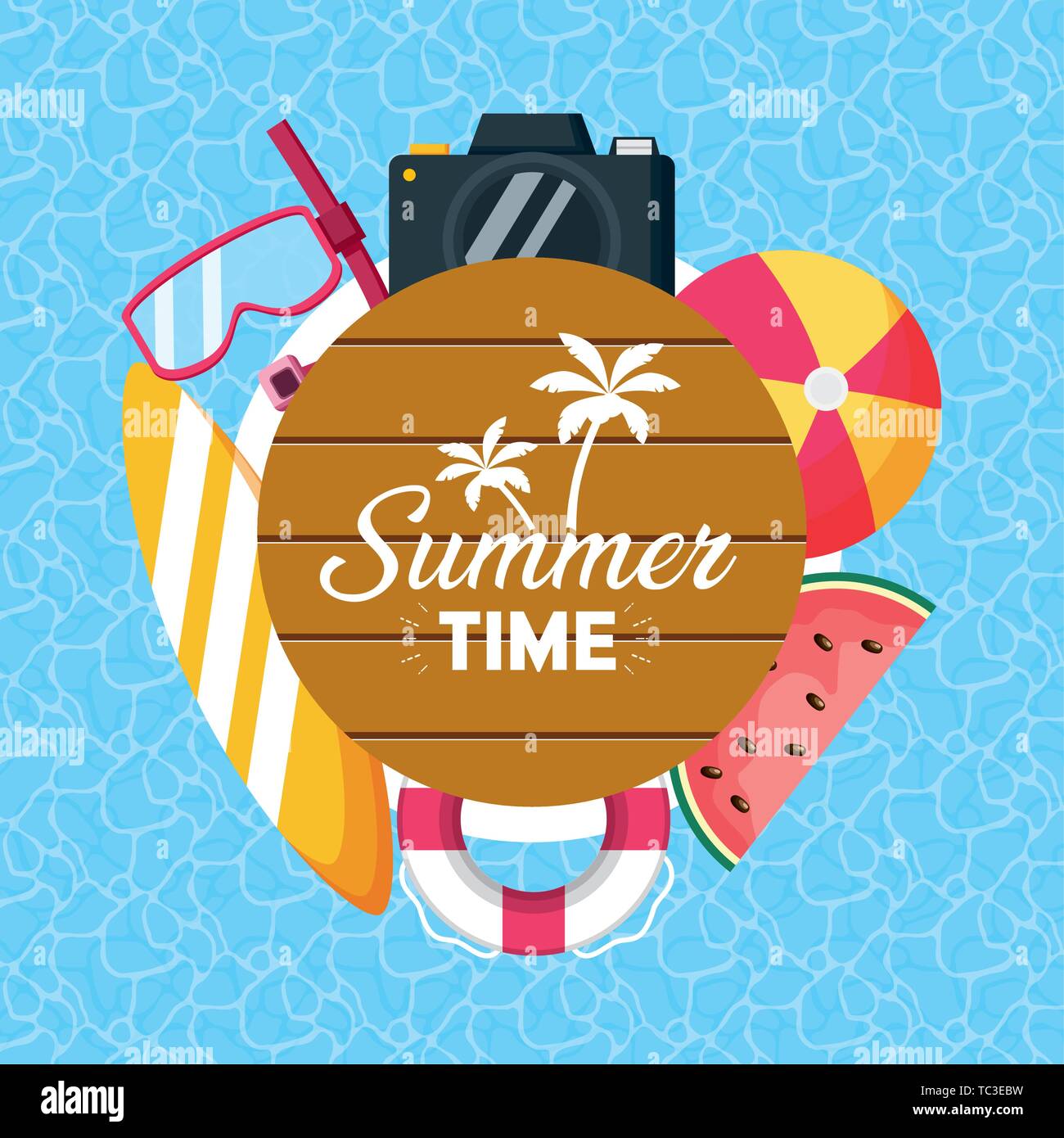 summer time holiday Stock Vector Image & Art - Alamy