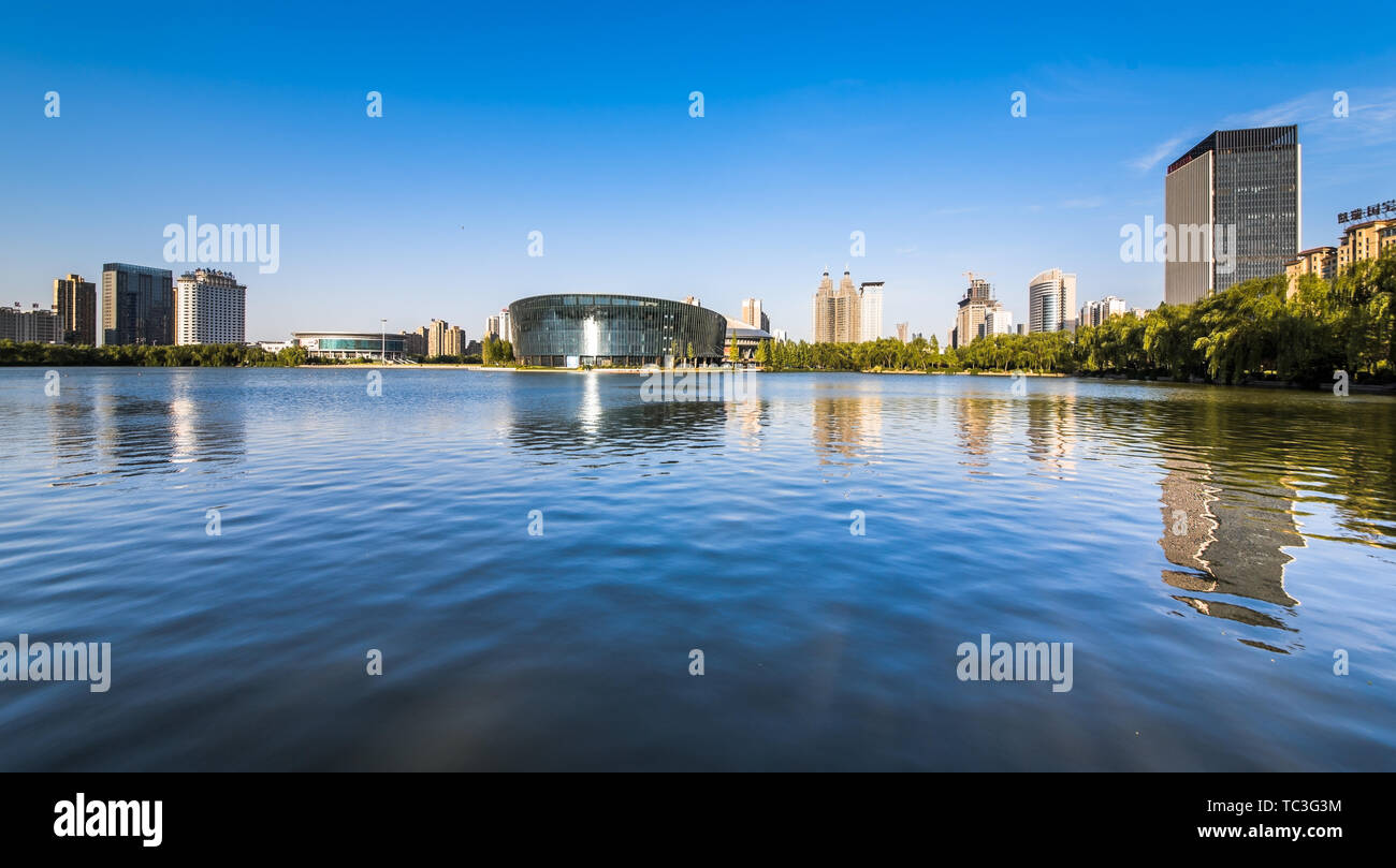 Lingbo Lake, Luoyang Stock Photo - Alamy