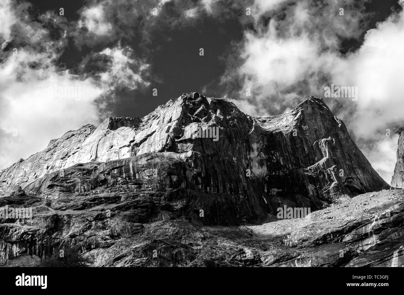 High contrast black-and-white scenery Stock Photo - Alamy